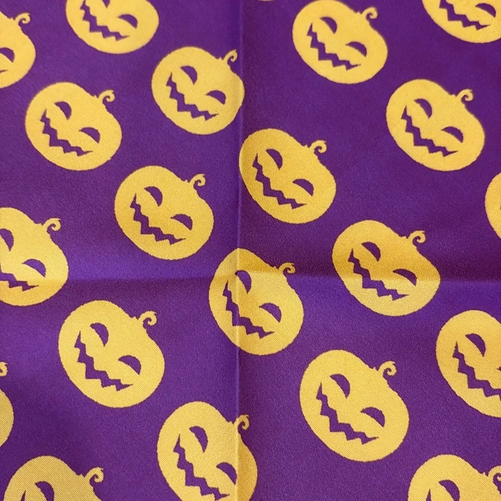Jack-o’-lantern, Bat, “Trick or Treat” Patterned Pet Bandana Cats and Dogs
